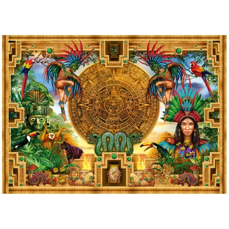 Puzzle Educa Maya Azteken Assemblage 2000 Teile Puzzles Educa - 1