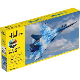 STARTER KIT SU-27 UB/P Ukraine Heller - 1