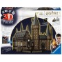Hogwarts Schloss 3D Puzzle - Die Große Halle - Nachtausgabe 643 Teile Ravensburger - 1