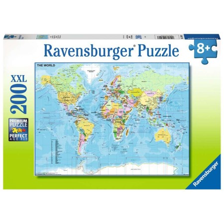 Puzzle Weltkarte XXL mit 200 Teilen Ravensburger - 1