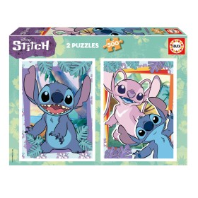 Educa Disney Stitch Puzzle 2 x 500 Teile Puzzles Educa - 1