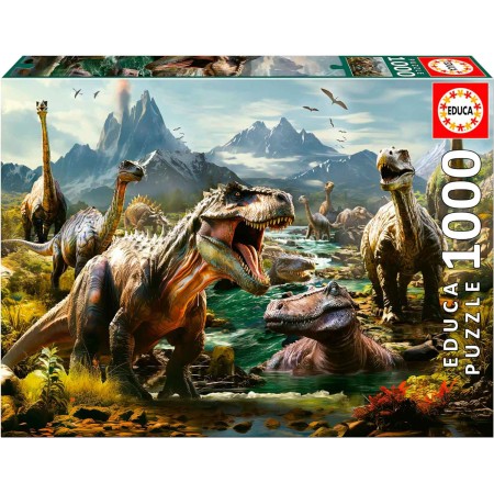 Educa Ferocious Dinosaurs Puzzle 1000 Teile Puzzles Educa - 1