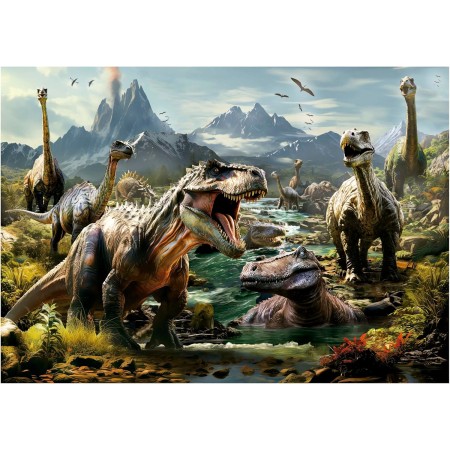 Empireposter Puzzle „Dinosaurier Der Kreidezeit“ – 1000 Teile, 68x48 Cm