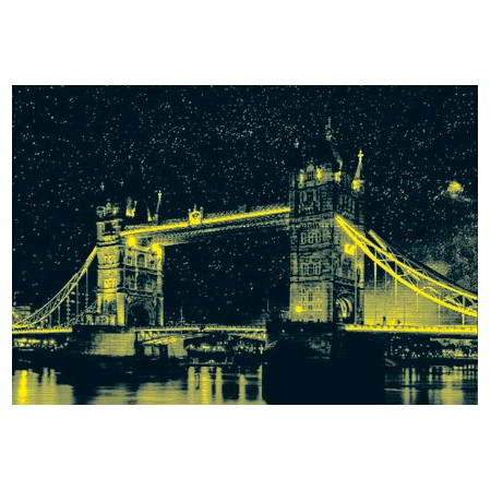 Puzzle Educa Tower Bridge Neon Effekt 1000 Teile Puzzles Educa - 1