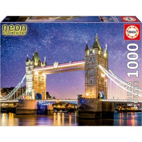 Puzzle Educa Tower Bridge Neon Effekt 1000 Teile Puzzles Educa - 3