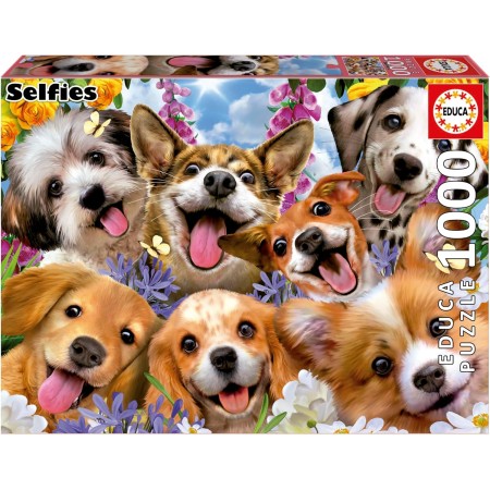 Educa Doggy Selfie Puzzle 1000 Teile Puzzles Educa - 1