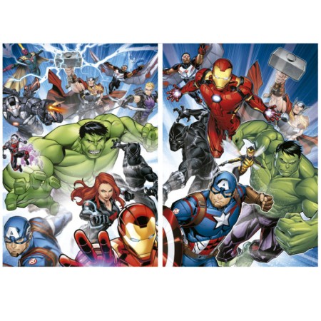 Educa Avengers Puzzle 2 x 100 Teile Puzzles Educa - 1