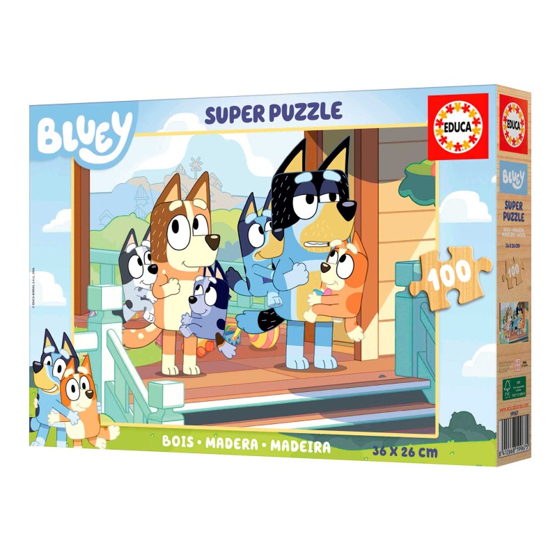 Bluey Family Puzzle 100 Teile - Spaß für zu Hause!