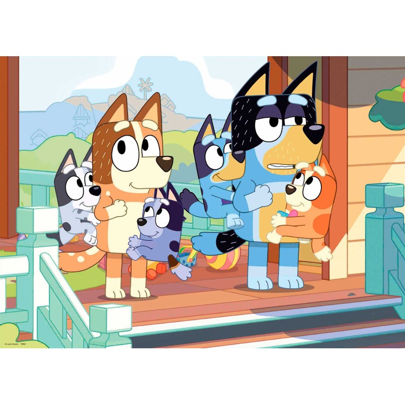Bluey Family Puzzle 100 Teile - Spaß für zu Hause!