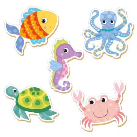 Puzzle Educa Baby puzzle Wassertiere Puzzles Educa - 1