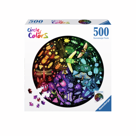 Ravensburger Puzzle Kreis der Farben: Insekten 500 Teile Ravensburger - 1
