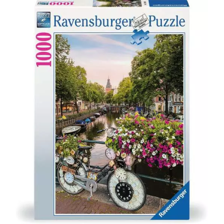 Ravensburger Puzzle Fahrrad in Amsterdam mit 1000 Teilen Ravensburger - 1