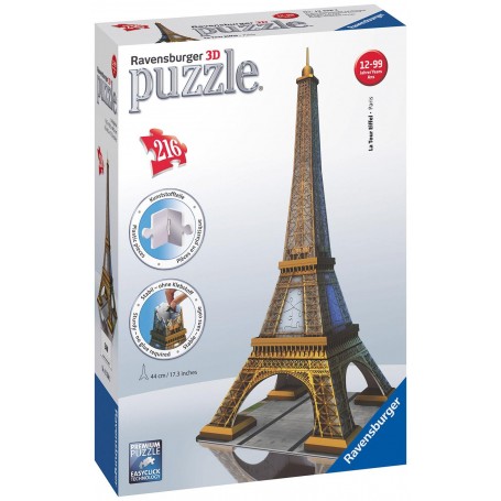 Puzzle Ravensburger Eiffelturm 3D - Ravensburger