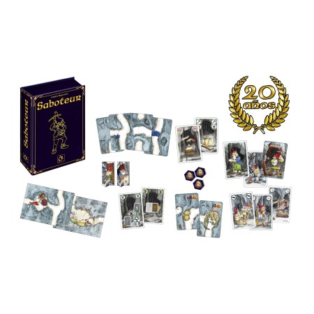 Saboteur 20. Jahrestags-Edition Von Mercurio – Brettspiel-Klassiker, Besondere Ausgabe Für Fans, Mit Neuen Überraschungen