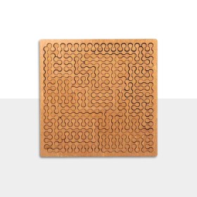 Holzpuzzle – Labyrinth-Design, Einzigartige Handwerkskunst - 1
