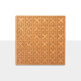 Holzpuzzle - Fraktales Tessellationsdesign - 1