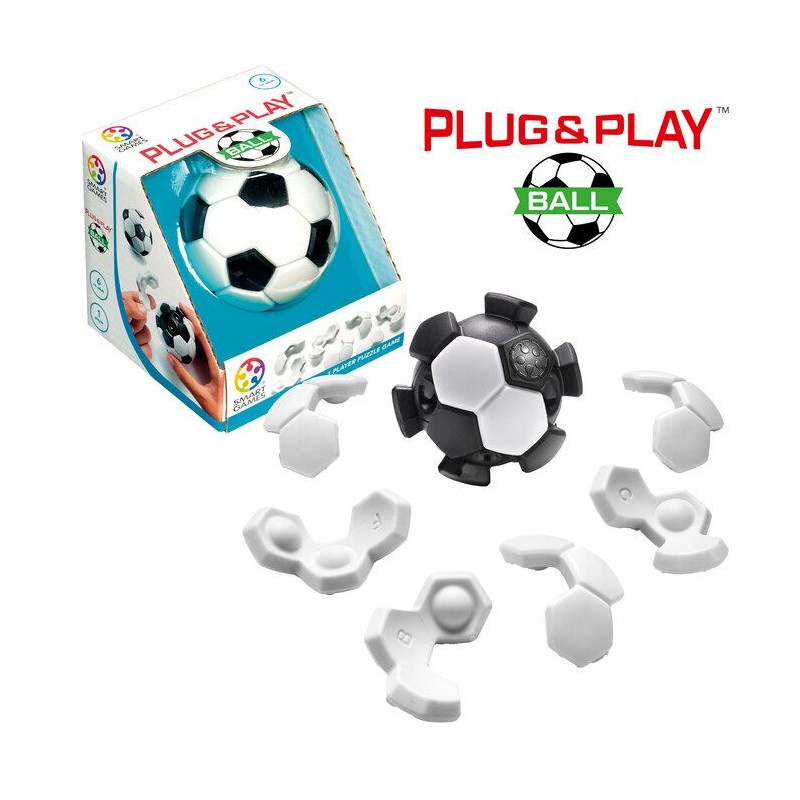 Puzzle Plug In Plug & Play Ball - Das tragbare 3D-Puzzle