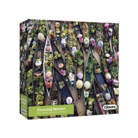 Gibsons Floating Market 500 Teile Puzzle Gibsons - 1