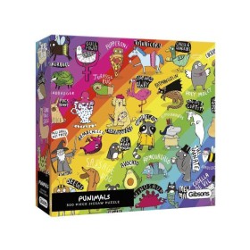 Gibsons Punimals 500 Stück Puzzle Gibsons - 1