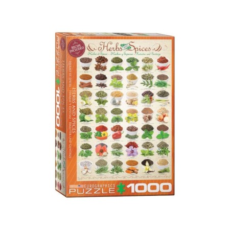 Eurographics Kräuter & Gewürze Puzzle 1000 Teile - 1