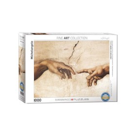 Eurographics Puzzle Die Erschaffung von Adam 1000 Teile - 1