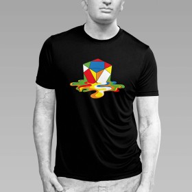 Skewb-Schmelzendes T-Shirt Kubekings - 1