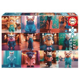 Puzzle Educa Trendtiere mit 200 Teilen Puzzles Educa - 1