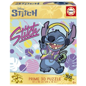 Puzzle Educa Disney Stitch 3D Musik mit 300 Teilen Puzzles Educa - 1