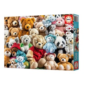 Puzzle Educa Teddybären 500 Teile Puzzles Educa - 1