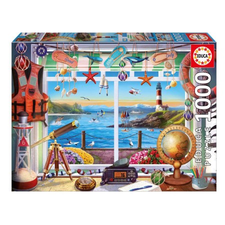 Puzzle Educa Leben im Hafen 1000 Teile Puzzles Educa - 1