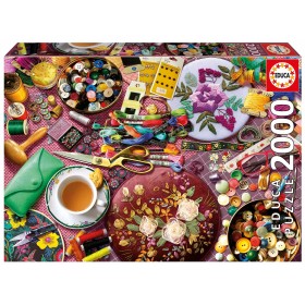 Puzzle Educa Nähtisch mit 2000 Teilen Puzzles Educa - 1