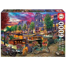 Puzzle Educa Fahrräder in Amsterdam 6000 Teile Puzzles Educa - 1