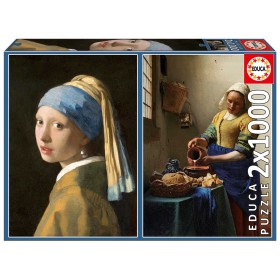 Puzzle Educa Sammlung Jan Vermeer mit 2x1000 Teilen Puzzles Educa - 1