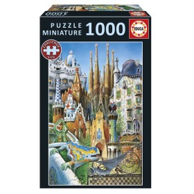 Puzzle Educa Collage Gaudi Miniatur mit 1000 Teilen Puzzles Educa - 1