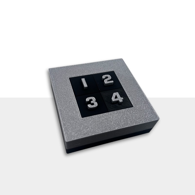 Zahlenblock Puzzle - Mittleres Niveau Schiebepuzzle 🧠