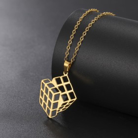 Anhänger Zauberwürfel (18K vergoldet) - 1