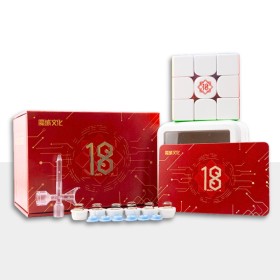 MoYu Super WeiLong 3x3 V2 AI (Ball Core + MagLev + UV) - 18th Anniversary Moyu cube - 1