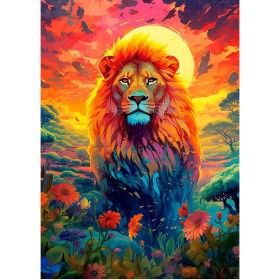 Puzzle Educa Majestätischer Löwe – 500 Teile
