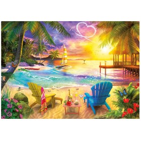 Puzzle Educa Strand der Liebe – 1000 Teile