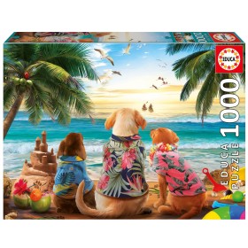 Puzzle Educa Hunde am Strand – 1000 Teile