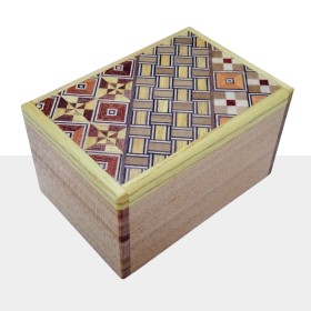 Japanische Box Yosegi 2.5 Sun 5 Stufen Naturholz Yosegi - 1