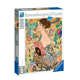 Puzzle Ravensburger Dame mit Fächer mit 1000 Teilen Ravensburger - 1