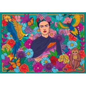 Puzzle Ravensburger Das Paradies von Frida Kahlo mit 1000 Teilen Ravensburger - 1