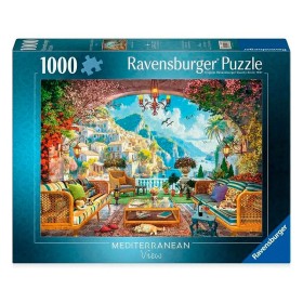 Puzzle Ravensburger Mediterrane Terrasse mit 1000 Teilen Ravensburger - 1