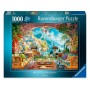 Puzzle Ravensburger Mediterrane Terrasse mit 1000 Teilen Ravensburger - 1