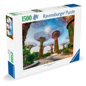 Puzzle Ravensburger Garten an der Bucht von Singapur 1500 Teile Ravensburger - 1