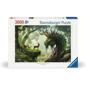 Puzzle Ravensburger Der Drache des Waldes erwacht mit 3000 Teilen Ravensburger - 1