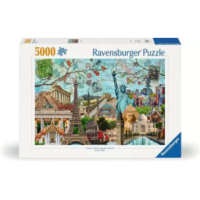 Puzzle Ravensburger Collage der Großen Stadt mit 5000 Teilen Ravensburger - 1