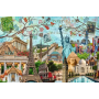Puzzle Ravensburger Collage der Großen Stadt mit 5000 Teilen Ravensburger - 2