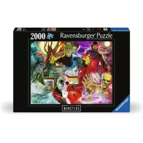 Puzzle Ravensburger Universal Monsters de 2000 Teile Ravensburger - 1